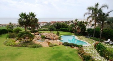 Impressive front line golf villa-Cortijo ( Andalusian farmhouse style), stunning views over the Mediterranean Sea, located in Duquesa, Costa del sol.