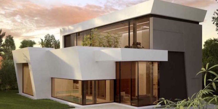 Rio Real in Marbella East, surrounded by several golf courses luxury off plan contemporary villas.From € 1.315.000